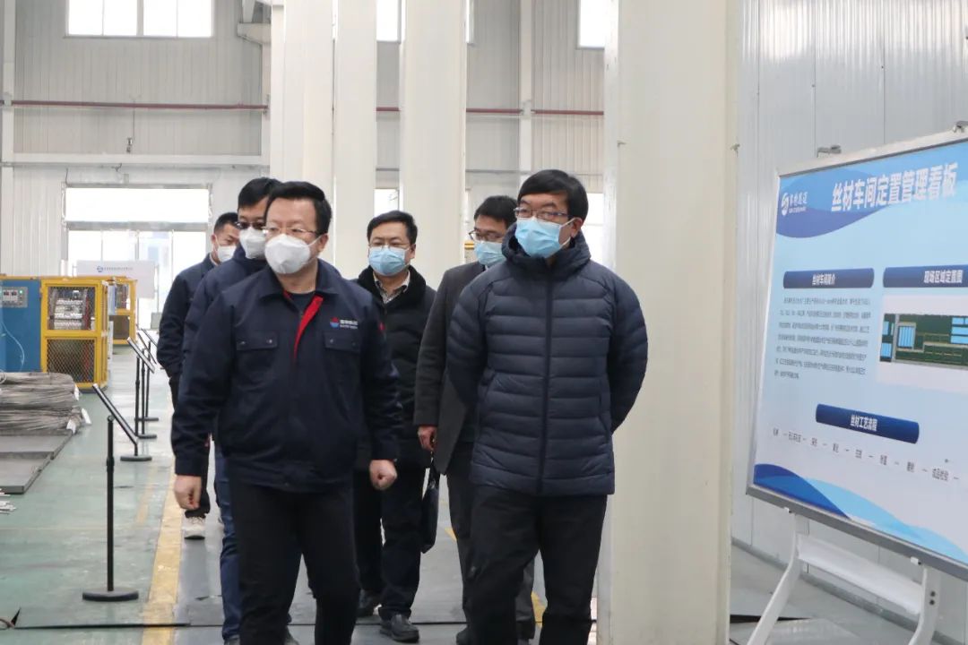 黨委書記、院長張平祥院士到賽特公司慰問干部職工